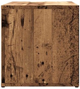 vidaXL ντουλάπι τηλεόρασης  Παλιό ξύλο 80x34x35,5cm Κατασκευασμένο ξύλο