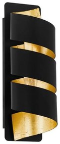 Φωτιστικό Τοίχου-Απλίκα Elizondo 98755 Black-Gold Eglo Metal