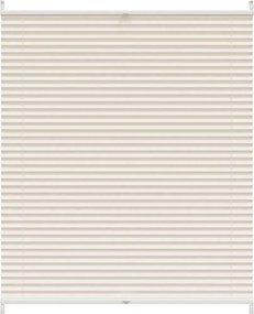 vidaXL Πλισέ ρόλερ σκίασης 110x100cm Κρεμ