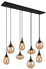 Φωτιστικό Οροφής - Ράγα Lumina 317000813 121x150cm 8xE14 40W Amber Trio Lighting