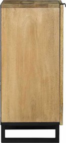 vidaXL Γραφείο Καφέ 40 x 33 x 75 εκ. Μασίφ ξύλο μάνγκο