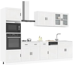 vidaXL Σετ Ντουλάπια Κουζίνας 7 Τεμαχίων Kalmar Επεξεργασμένο Ξύλο