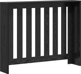 vidaXL Καπάκι Καλοριφέρ Μαύρη Δρυς 104 x 20 x 82 cm Επεξεργασμένο Ξύλο