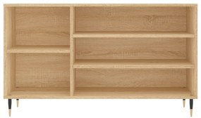 vidaXL Παπουτσοθήκη Sonoma Δρυς 102x36x60 εκ. από Επεξεργασμένο Ξύλο