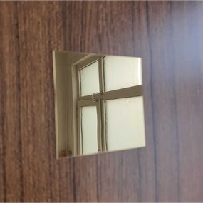 Stewehome Διακοσμητικός καθρέφτης από πλεξιγκλάς αυτοκόλλητος σετ 2 τεμαχίων