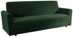 Καναπές κρεβάτι Columbus 142, Αριθμός θέσεων: 3, Αποθηκευτικός χώρος, 87x230x90cm, 63 kg, Πόδια: Πλαστική ύλη, Ξύλο: Πεύκο | Epipla1.gr