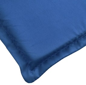 vidaXL Μαξιλάρι Ξαπλώστρας Μπλε Ρουά 200x60x3 εκ. από Ύφασμα Oxford