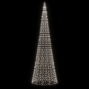 vidaXL Χριστουγεννιάτικο δέντρο LED 1534 LED Ψυχρό Λευκό 500 εκ.