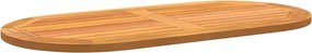 vidaXL Καπάκι τραπεζιού Φυσικό Λάδι 100 x 50 x 2 cm