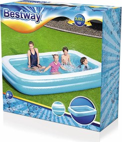 Παιδική πισίνα Bestway Πολύχρωμο 305 x 183 x 46 cm