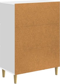 vidaXL Πλαϊνό γραφείο Λευκό 66 x 34,5 x 90 εκ Επεξεργασμένο Ξύλο