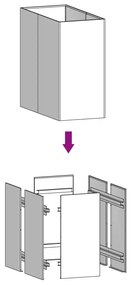 vidaXL Ζαρντινιέρα 40x80x80 εκ. από Ατσάλι Σκληρυθέν στον Αέρα