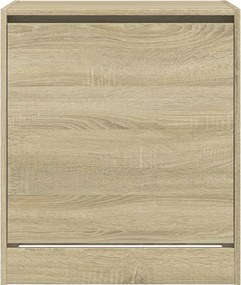 vidaXL Παπουτσοθήκη Sonoma Δρυς 60x42x69 εκ. από Επεξεργασμένο Ξύλο