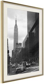 Αφίσα - Empire State Building - 20x30 - Χρυσό - Με πασπαρτού