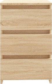 vidaXL Κομοδίνο Sonoma Δρυς 40 x 35 x 62,5 εκ. από Επεξ. Ξύλο