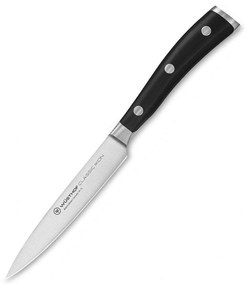 Μαχαίρι Γενικής Χρήσης Classic Ikon 1040330412 12cm Black Wusthof Stainless Steel