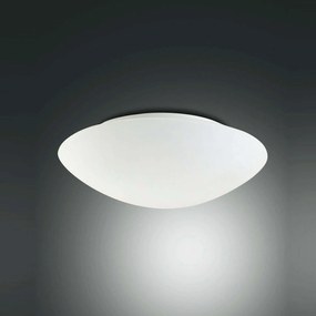 Φωτιστικό Οροφής - Πλαφονιέρα Pandora 3222-65-102 White Fabas Luce Μέταλλο,Γυαλί