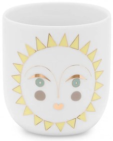 Κούπα Πορσελάνινη Serena RD0051486 Φ7,5x8,3cm 200ml White-Gold Raeder Porcelain