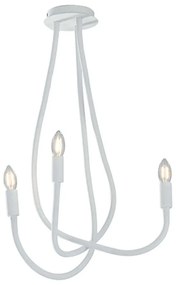 Φωτιστικό Οροφής Lover I-LOVER-3-BCO 3xE14 Φ15cm 100cm White Luce Ambiente Design Μέταλλο