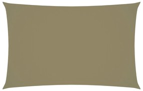 Πανί Σκίασης Ορθογώνιο Μπεζ 2,5 x 5 μ. από Ύφασμα Oxford - Μπεζ