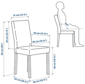 EKEDALEN/KATTIL τραπέζι και 4 καρέκλες, 120/180 cm 994.288.14