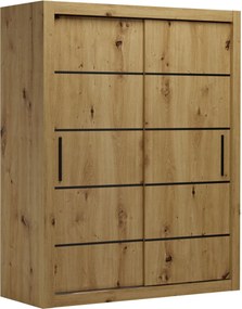 Ντουλάπα Carell συρόμενη-Artisan-Mauro