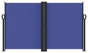 vidaXL Σκίαστρο Πλαϊνό Συρόμενο Μπλε 140 x 1200 εκ.