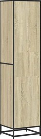 vidaXL Βιβλιοθήκη Χρώμα Sonoma Δρυς 40x35x170,5 εκ. Μοριοσανίδα