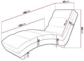 Ανάκλινδρο Miami 103, Ανοιχτό καφέ, 84x62x180cm, 26 kg, Ταπισερί, Πόδια: Πλαστική ύλη | Epipla1.gr