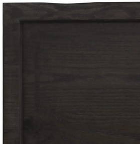 vidaXL Επιφ Τραπεζιού Αν Καφέ 160x60x(2-4)εκ.Ακατέργ. Μασίφ Ξύλο Δρυός