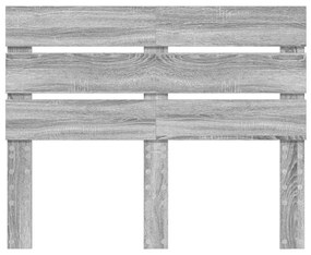 vidaXL Κεφαλάρι Γκρίζο Σονομα 135 cm Επεξεργασμένο ξύλο