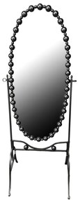 Καθρέπτης Present Inart μαύρο μέταλλο 63.5x50x171εκ Υλικό: METAL 295-000010
