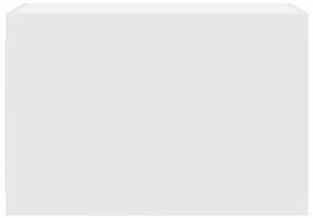 vidaXL Ντουλάπι τοίχου μπάνιου λευκό Ξύλινο μηχανουργικό ξύλο