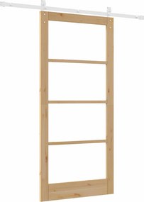 vidaXL Συρόμενη Πόρτα ORKDAL Φυσικό 93 x 202 cm