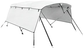 vidaXL Τέντα Σκάφους με 4 Αψίδες Τοιχώματα 243x(230-244)x137 εκ.