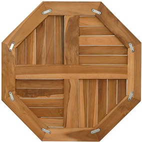 vidaXL Επιφάνεια Τραπεζιού Οκτάγωνη 60x60x2,5 εκ. Μασίφ Ξύλο Teak
