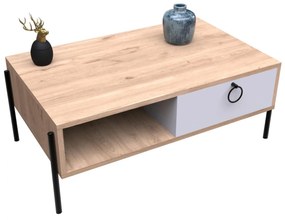 Τραπεζάκι σαλονιού C9247.01 Sonama - Λευκό 90x56x37,6εκ. 90x56x37.6 εκ.