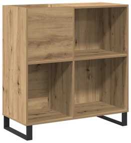 vidaXL Ντουλάπα Δίσκων Παλιό Ξύλο 84.5x38x90 εκ Ξύλο Μηχανής