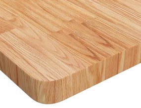 vidaXL Επιφάνεια Τραπεζιού Τετράγωνη Αν. Καφέ 60x60x4 εκ. Ξύλο Δρυς