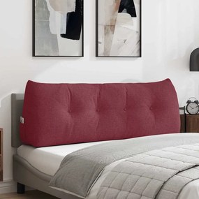 vidaXL Μαξιλάρι Πλάτης Κόκκινο 140 x 24 x 50 εκ ύφασμα