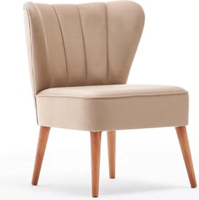 Πολυθρόνα Κρέμα LAYLA 65x65x80