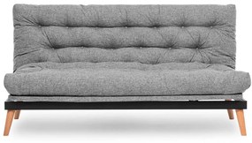 Καναπές - Κρεβάτι Τριθέσιος Saki 859FTN2847 185x82x92cm Light Grey