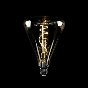 LED Filament Λαμπτήρας H06 Cone 140 Μελί 8,5W E27 Dimmable 2200K