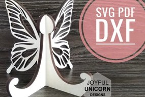 Σετ των 2 Intra απο ξύλο plywood 3mm-4mm πάχος Stand Butterfly Easel Δίασταση 30x20 cm INTRAFABR-35504310