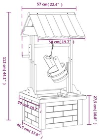 ΣΙΝΤΡΙΒΑΝΙ ΕΥΧΩΝ ΜΕ ΑΝΤΛΙΑ 57X50X112 ΕΚ. ΑΠΟ ΜΑΣΙΦ ΞΥΛΟ ΕΛΑΤΗΣ 363337