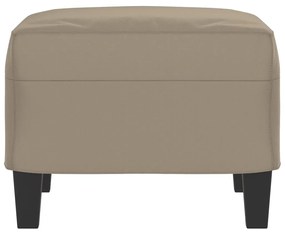 Υποπόδιο Taupe 60 x 50 x 41 εκ. από Ύφασμα Μικροϊνών 349341
