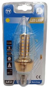 LED ΛΑΜΠΑ Ε14/8W/3000K 5919-5919
