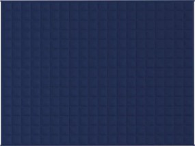 vidaXL Κουβέρτα Βαρύτητας Μπλε 150 x 200 εκ. 11 κ. Υφασμάτινη