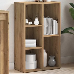 vidaXL Βιβλιοθήκη Artisan Δρυς 50x25x80 εκ. Επεξεργασμένο Ξύλο