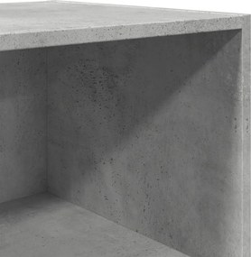 vidaXL Ντουλάπι Γκρι Σκυροδέματος 45x41x185 εκ. Επεξεργασμένο Ξύλο
